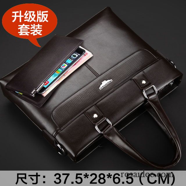 Hochwertige Ledertaschen Herren Herren Freizeit Handtaschen Geldbörse Leder Messenger-tasche Geschäft