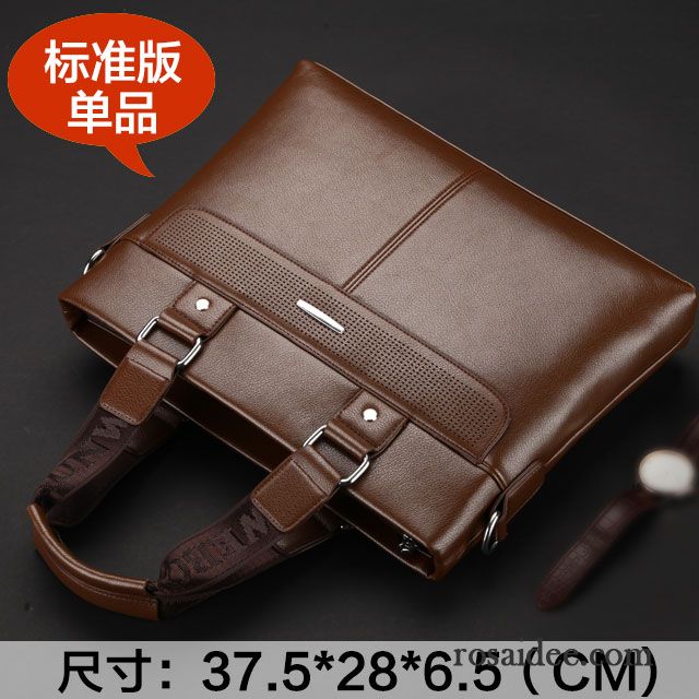 Hochwertige Ledertaschen Herren Herren Freizeit Handtaschen Geldbörse Leder Messenger-tasche Geschäft