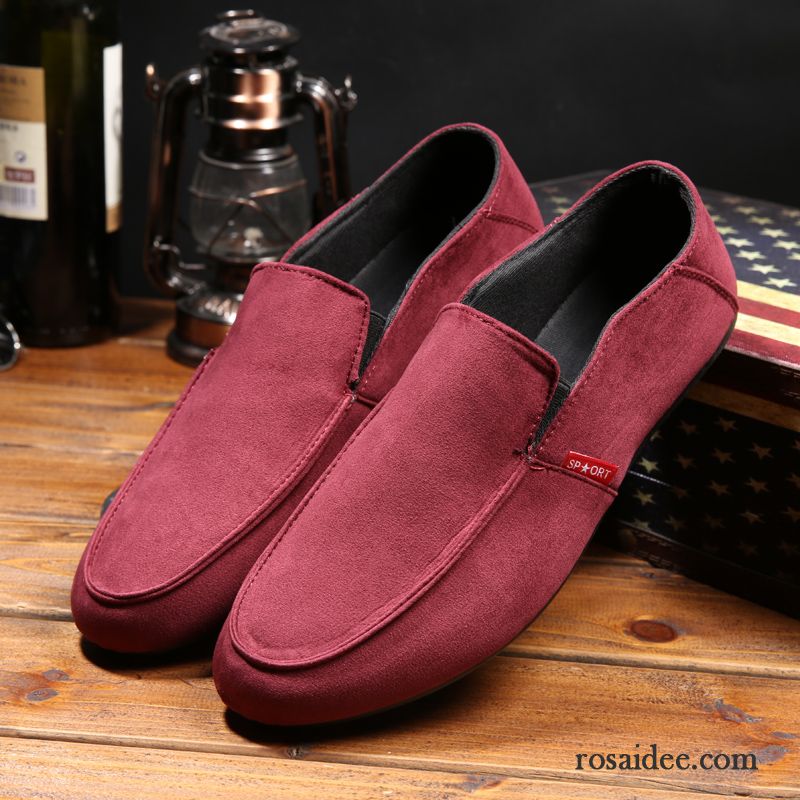 Hochzeit Schuhe Herren Neue Slip-on Faul Schuhe Herren Lederschue Gefrostet Trend Herbst Casual Billig