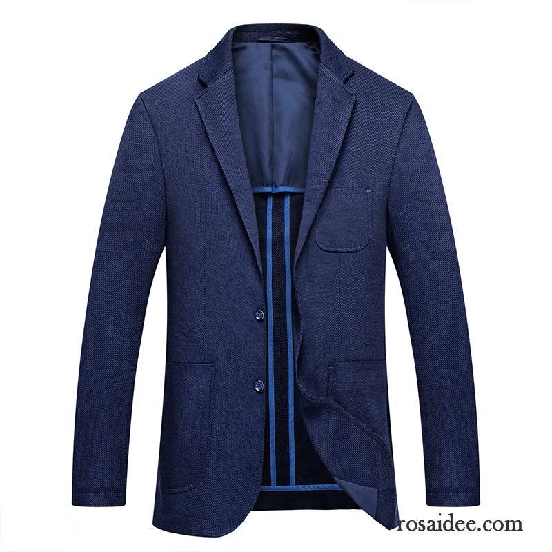 Hochzeitsblazer Herren Sommer Klassisch Winter Herbst Blau Anzüg Herren Anzugjacke Marke Freizeit Rein Neue