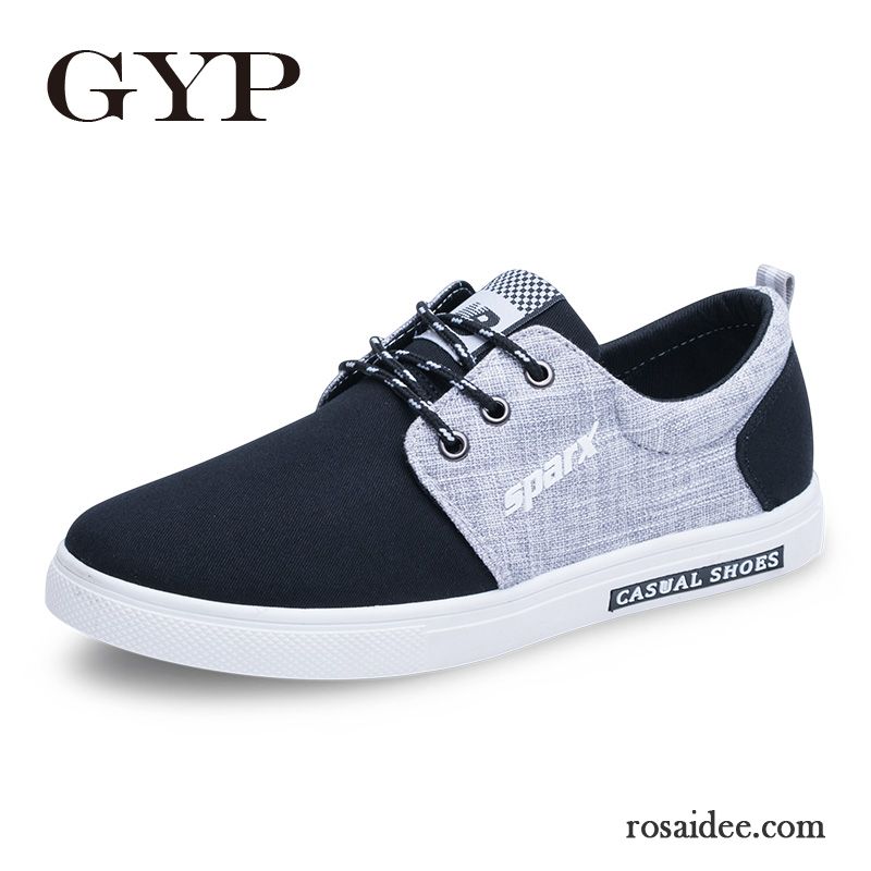 Hochzeitsschuhe Herren Schwarz Schüler Winter Skaterschuhe Casual Tuch Schuhe Espadrille Trend Herren Feder Sportschuhe Billig