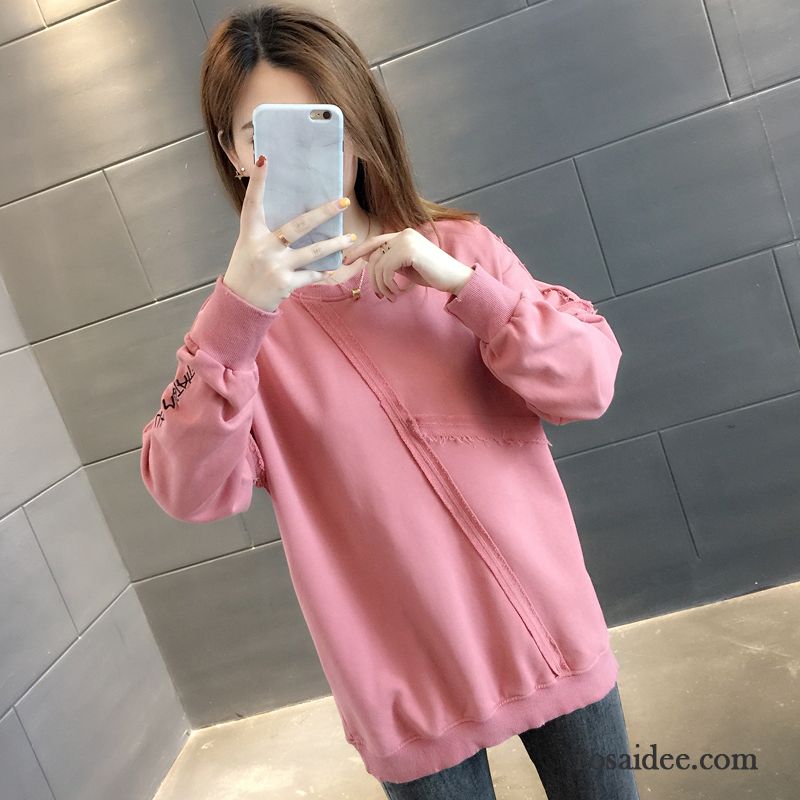 Hoodie Damen Herbst Hoodies Feder Lose Trend Neu Gelb