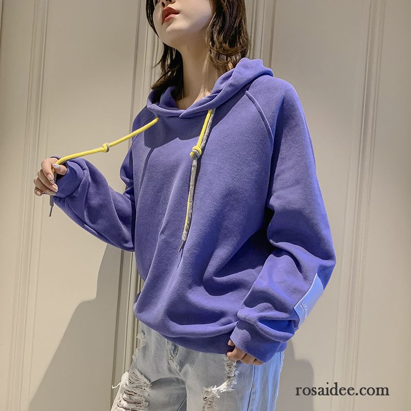 Hoodie Damen Herbst Neu Hoodies Lose Mantel Ultra Weiß