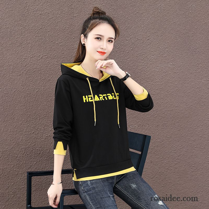 Hoodie Damen Lose Dünn Neu Herbst Mantel Hoodies Rot