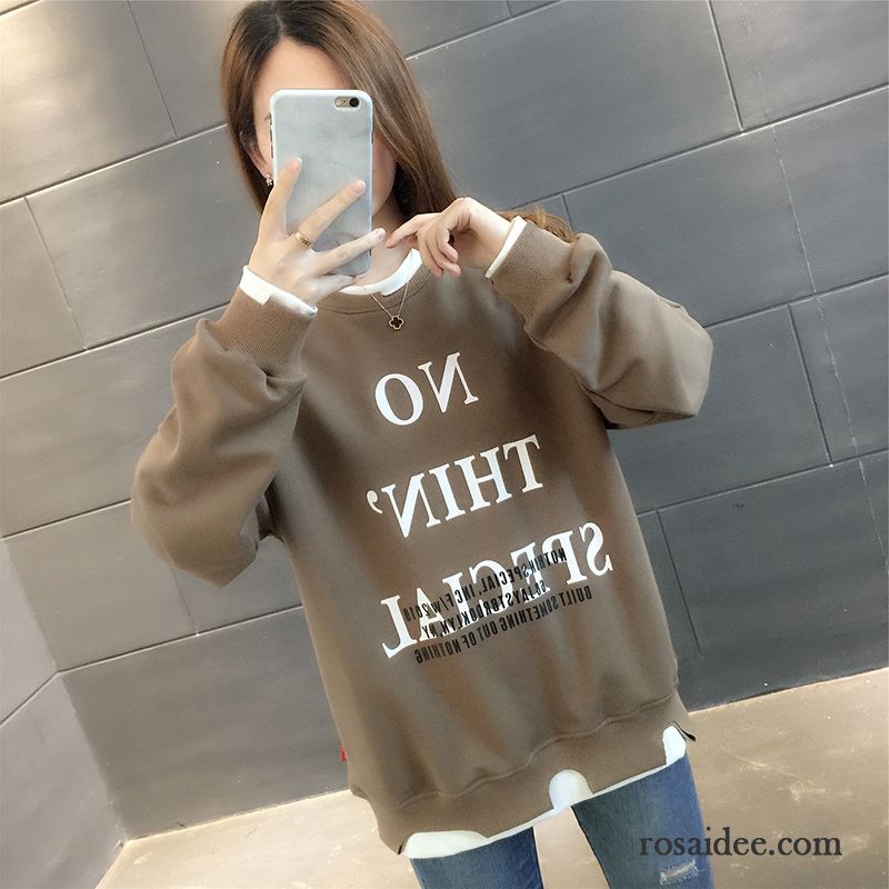 Hoodie Damen Neu Trend Lose Hoodies Dünn Feder Gelb