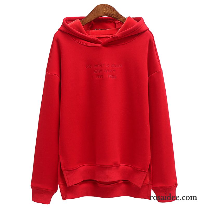 Hoodie Damen Schüler Hoodies Mit Kapuze Neu Lose Plus Samt Purpur Lila