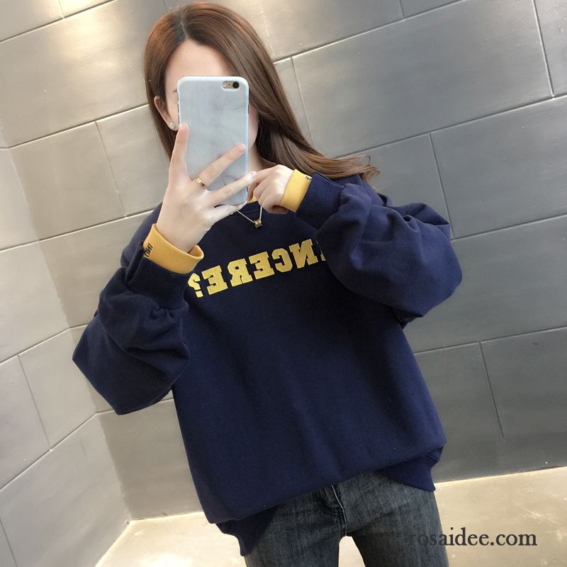 Hoodie Damen Trend Mantel Feder Überzieher Hoodies Herbst Weiß