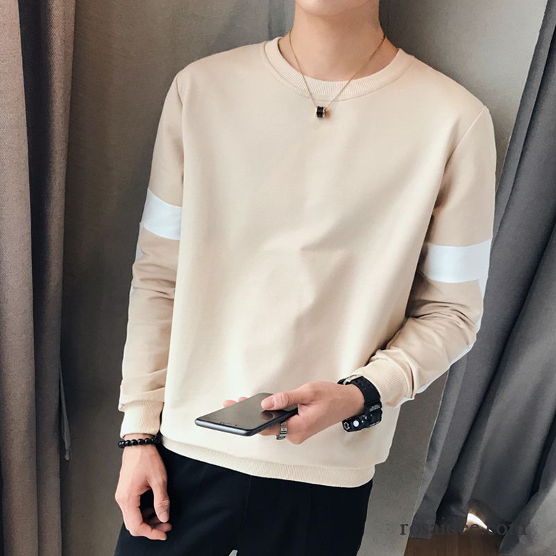 Hoodie Herren Feder T-shirts Hoodies Neu Lange Ärmel Herbst Weiß