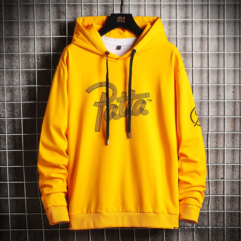 Hoodie Herren Neu Trend Hoodies Dünn Lose Mit Kapuze Weiß