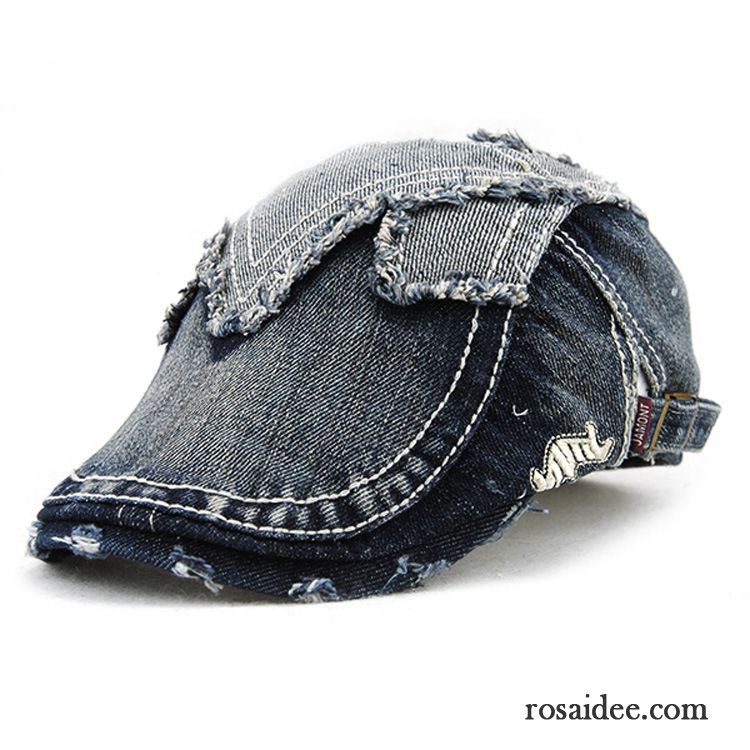 Hüte / Caps Damen Denim Trend Sonne Herren Sonnenschutz Europe Dunkelblau