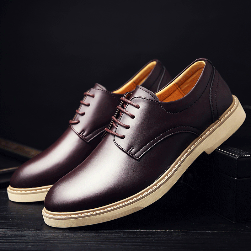 Italienische Schuhe Herren Online Allgleiches Erhöht Schuhe Herbst Echtleder Herren Schüler Geschäft Casual England Trend Lederschue Billig