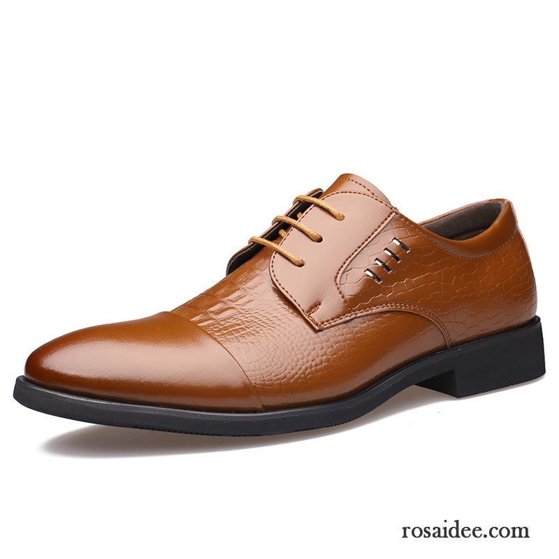 Italienische Schuhe Herren Online England Herbst Herren Business-schuhe Geschäft Winter Casual Lederschue Rabatt