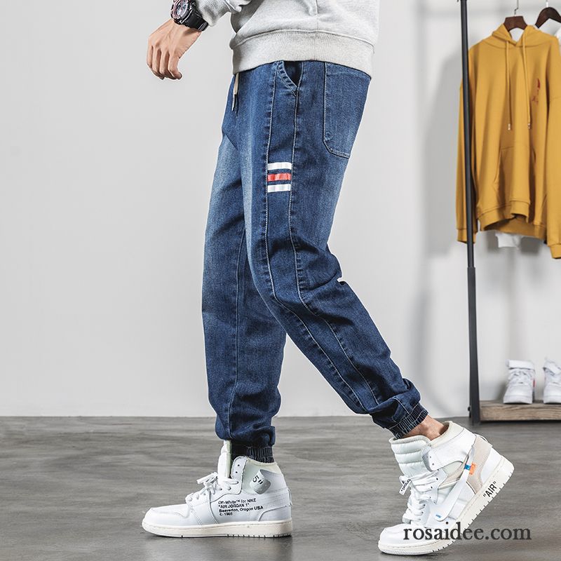 Jeans Herren Harlan Freizeit Trend Große Größe Hose Herbst Blau Schwarz Grau