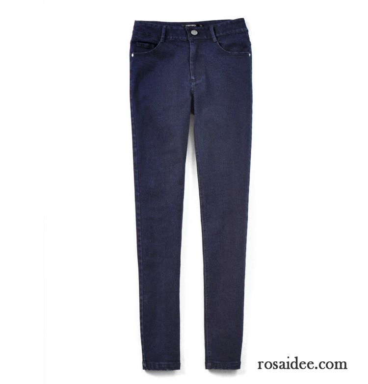 Jeans Kurzgrößen Damen Baumwolle Bleistift Hose Damen Schmales Bein Elastisch Neu Qualität Schlank Waschen Jeans Verkaufen