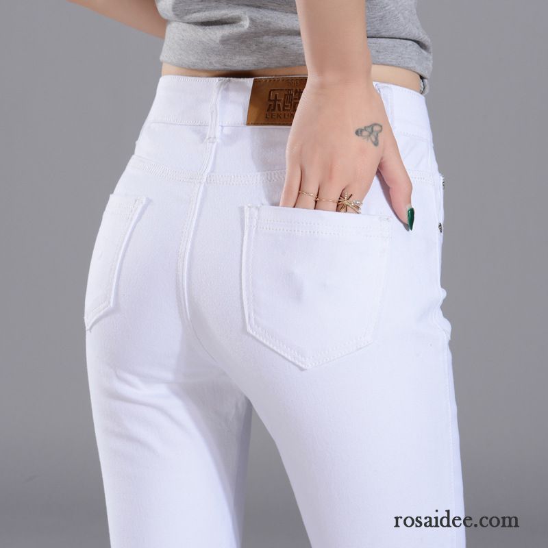 Jeans Online Kaufen Günstig Dünn Jeans Damen Schlank Elastisch Bleistift Hose Middle Waisted Schmales Bein Neu