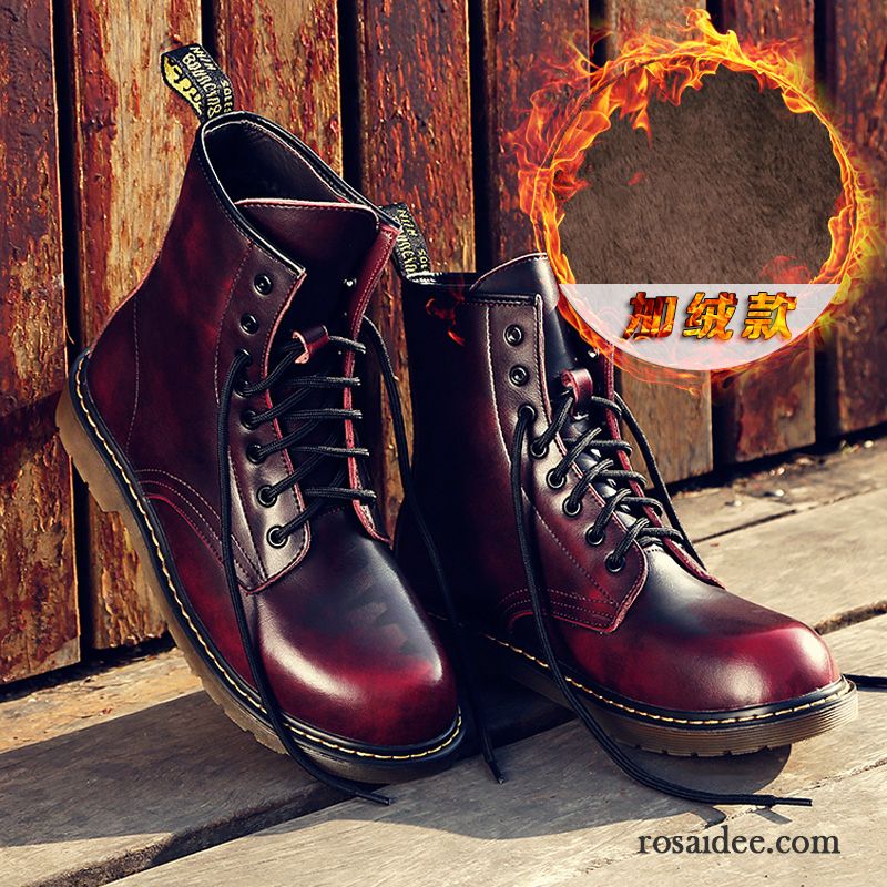 Klettverschluss Schuhe Herren Herren Herbst Retro Martin Stiehlt Cargohose England Trend Echtleder Kaufen