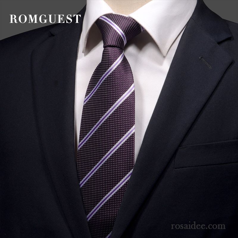 Krawatte Herren Bräutigam Business Verheiratet Einfarbig Formelle Kleidung Beruf Blau Schwarz