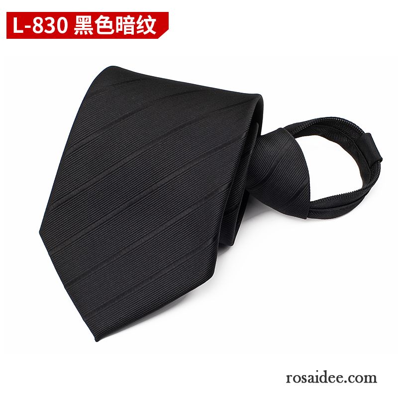 Krawatte Herren Business Formelle Kleidung Anzug Beruf Geschenkbox Reißverschluss Blau Schwarz