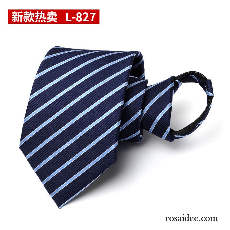 Krawatte Herren Business Formelle Kleidung Anzug Beruf Geschenkbox Reißverschluss Blau Schwarz