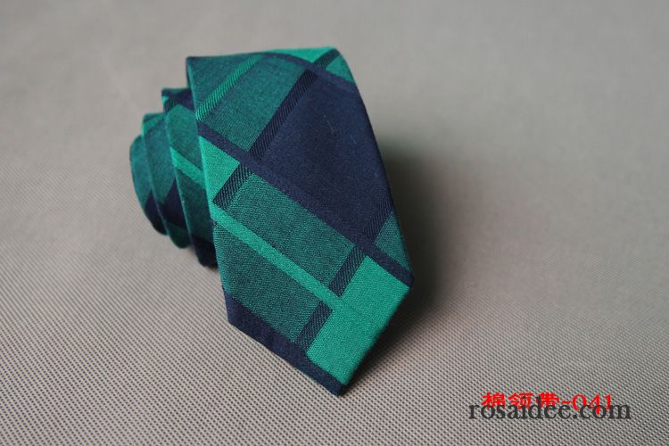 Krawatte Herren Freizeit Retro Baumwolle Mode Streifen Trend Ebene Gelb