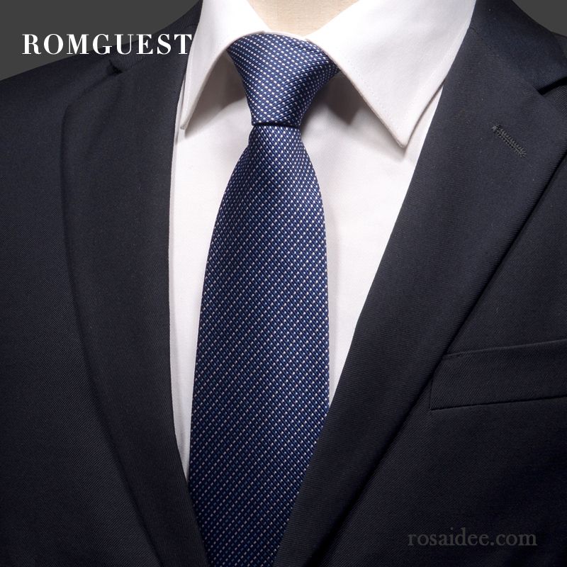 Krawatte Herren Trend Verheiratet Streifen Beruf Business Formelle Kleidung Blau Purpur Lila Weiß Schwarz