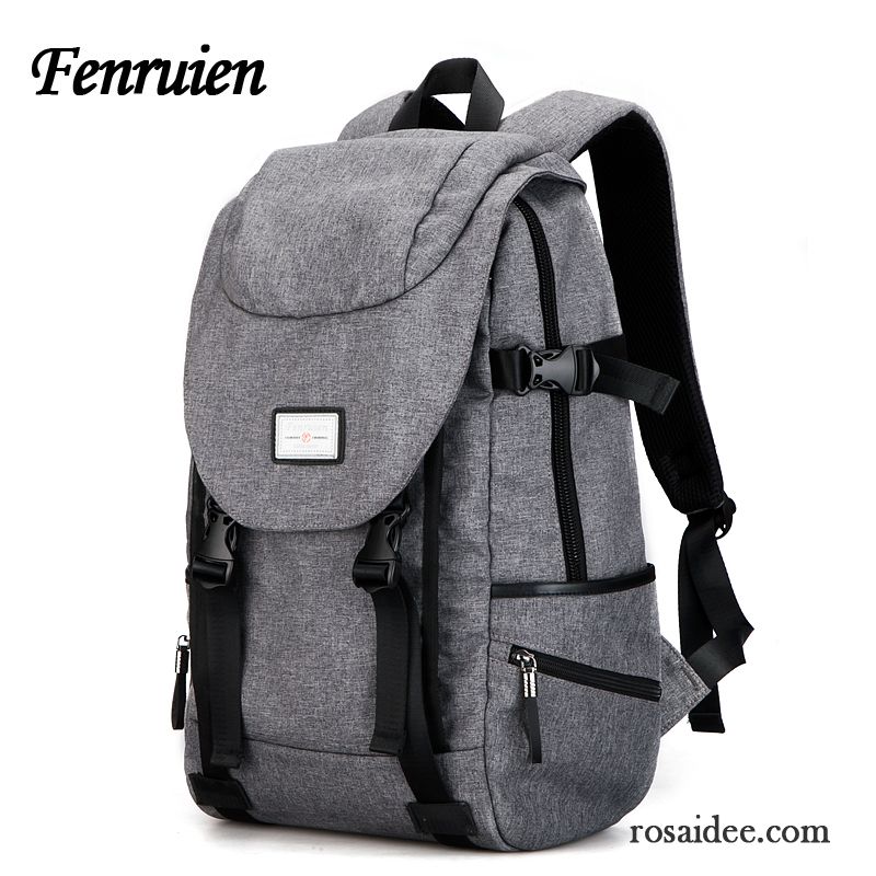 Kunstleder Herren Tourismus Schulranzen Laptoptasche Herren Trend Rucksäck Schüler Hohe Kapazität Mode Verkaufen