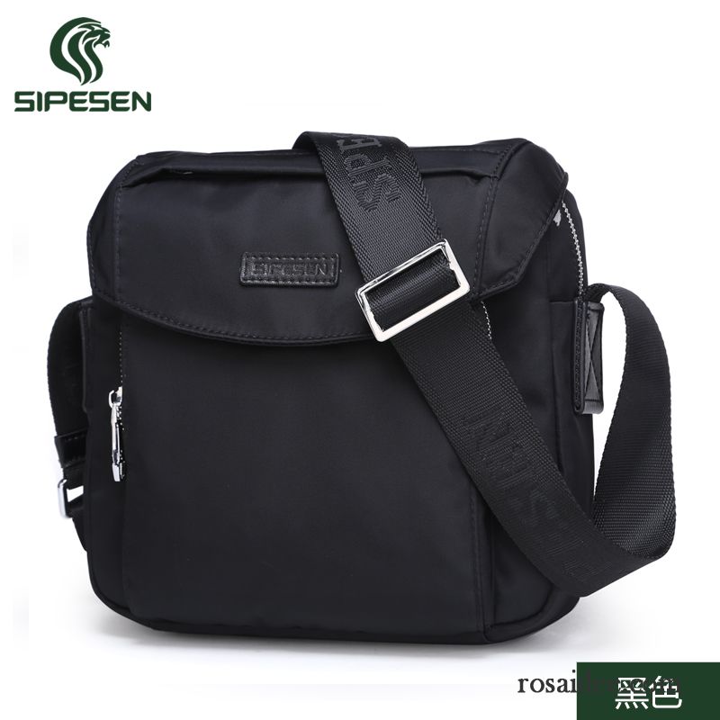 Kuriertasche Leder Herren Freizeit Canvastasche Taschen Oxford-tuch Nylon Wasserdicht Herren Messenger-tasche Schultertaschen