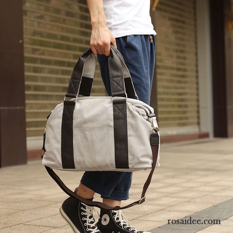 Kuriertasche Leder Herren Freizeit Handtaschen Trend Mode Schultertaschen Herren Segeltuch Messenger-tasche Reise Günstig