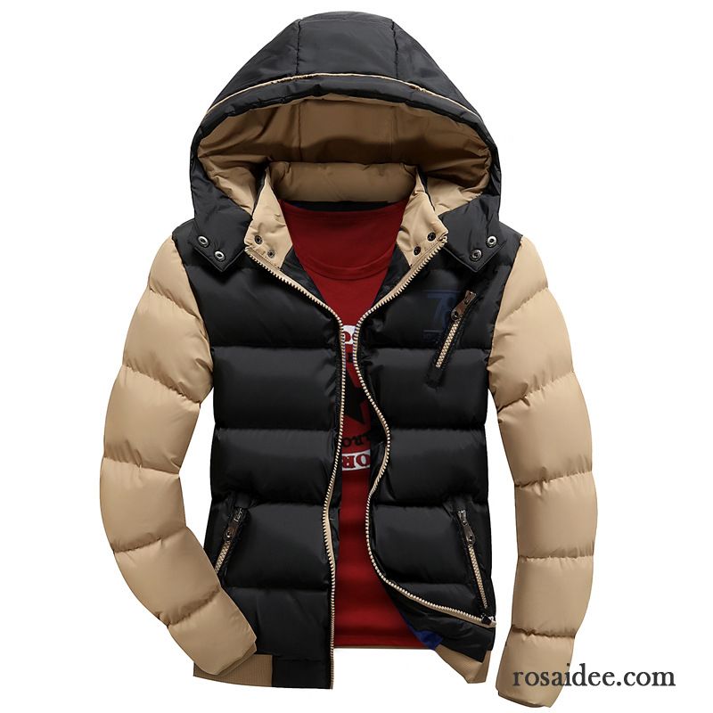 Kurze Daunenjacke Herren Herren Winter Warme Herbst Daunenjacke Überzieher Baumwolle Verdickung Schlank Mode Kaufen