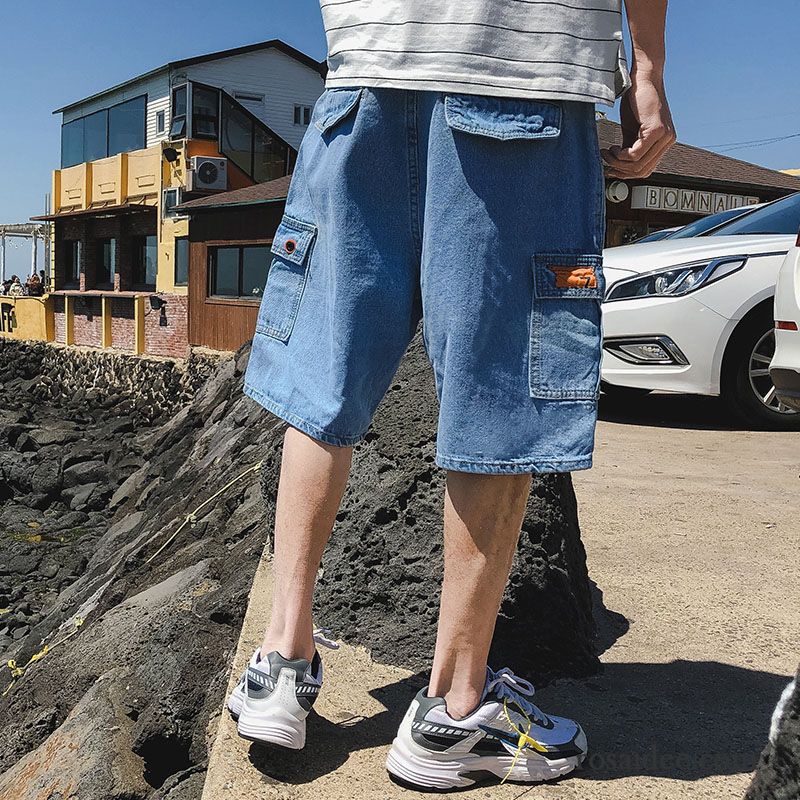 Kurze Hosen Herren Fett Gerade Sommer Multi-tasche Große Größe Werkzeugbau Schwarz