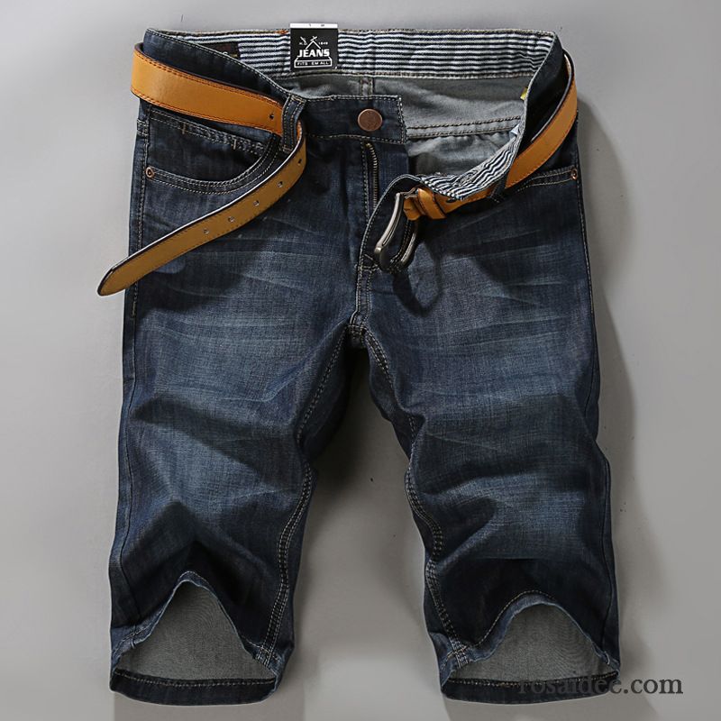 Kurze Hosen Herren Sommer Lose Dünn Trend Werkzeugbau Blau