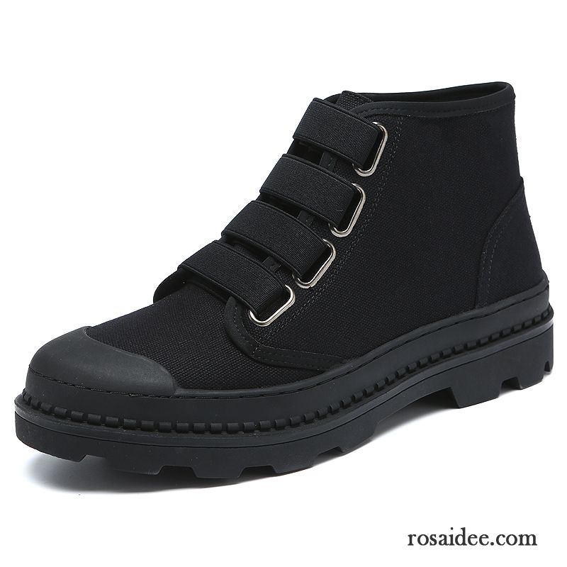 Kurzschaft Herren Schuhe Martin Stiehlt Hohe Trend Casual Cargohose Stiefel Schwarz Herren Verkaufen