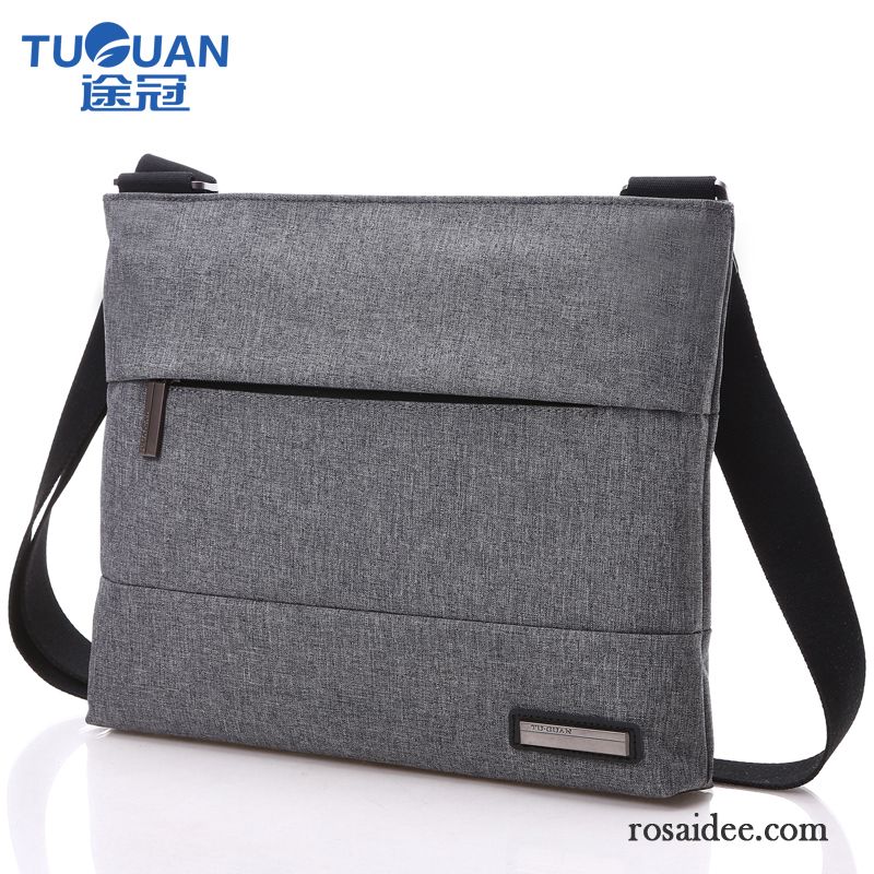 Laptoptasche Leder Braun Herren Geschäft Herren Segeltuch Messenger-tasche Kreuzung Freizeit Schultertaschen Nylon