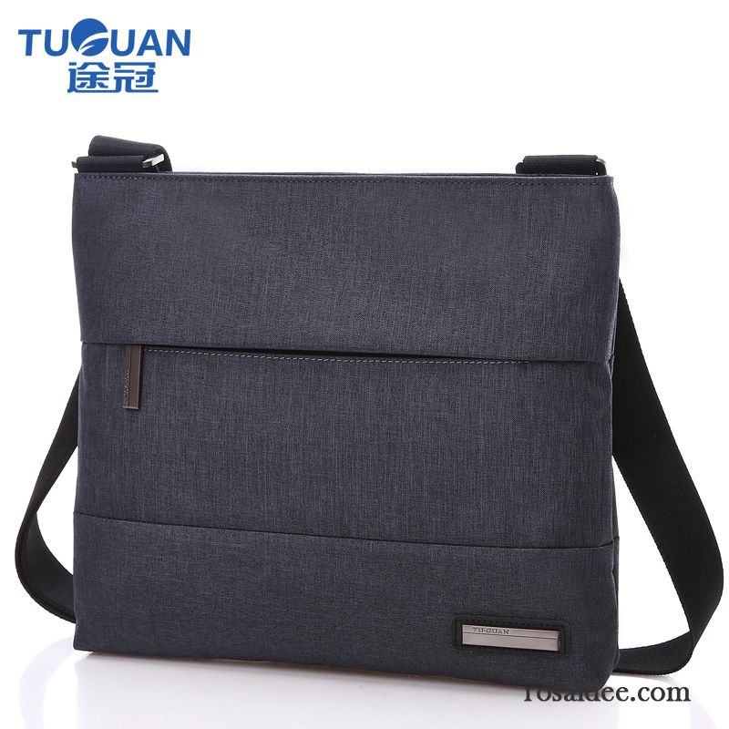 Laptoptasche Leder Braun Herren Geschäft Herren Segeltuch Messenger-tasche Kreuzung Freizeit Schultertaschen Nylon