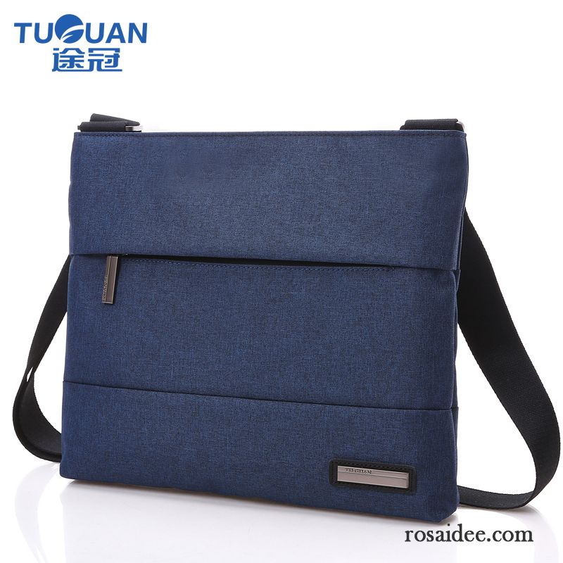 Laptoptasche Leder Braun Herren Geschäft Herren Segeltuch Messenger-tasche Kreuzung Freizeit Schultertaschen Nylon