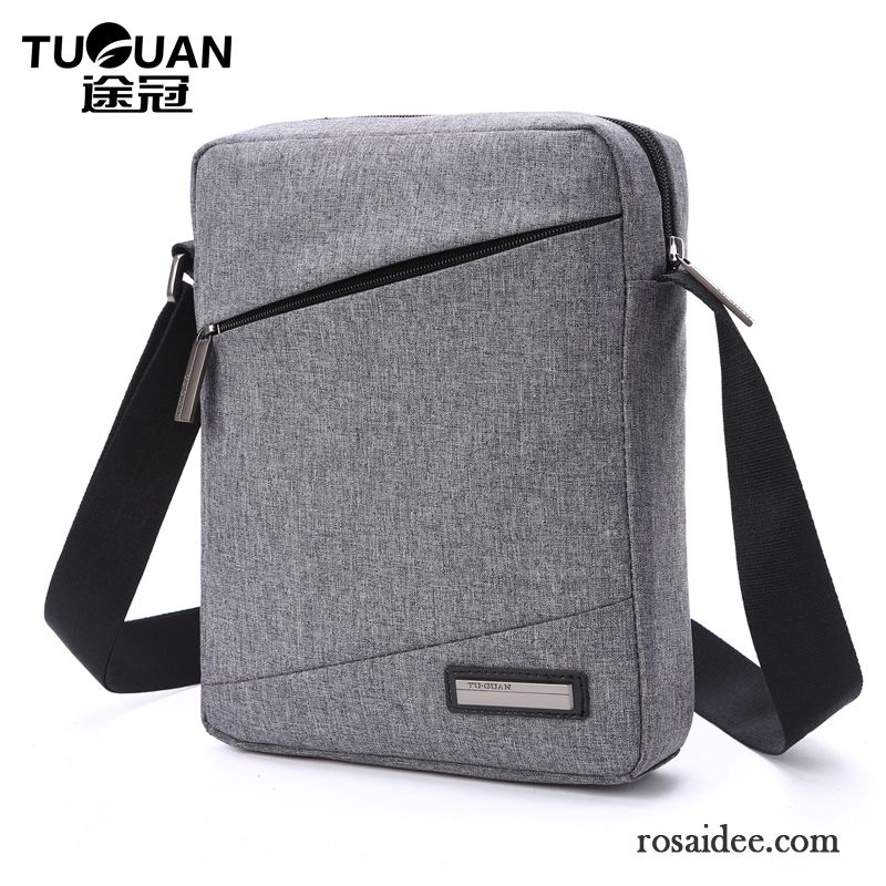 Laptoptasche Leder Braun Herren Geschäft Herren Segeltuch Messenger-tasche Kreuzung Freizeit Schultertaschen Nylon