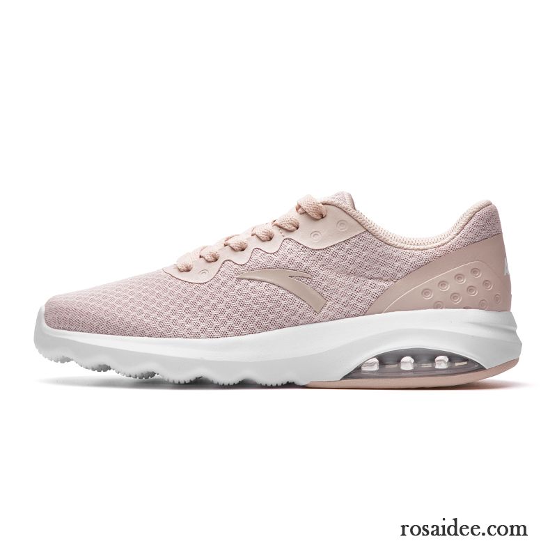 Laufschuhe Damen Atmungsaktiv Feder Sportschuhe Neue Luftkissen Licht Rosa