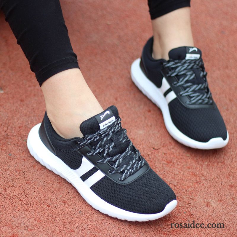 Laufschuhe Damen Herbst Schüler Trend Neue Sportschuhe Net Weiß Schwarz
