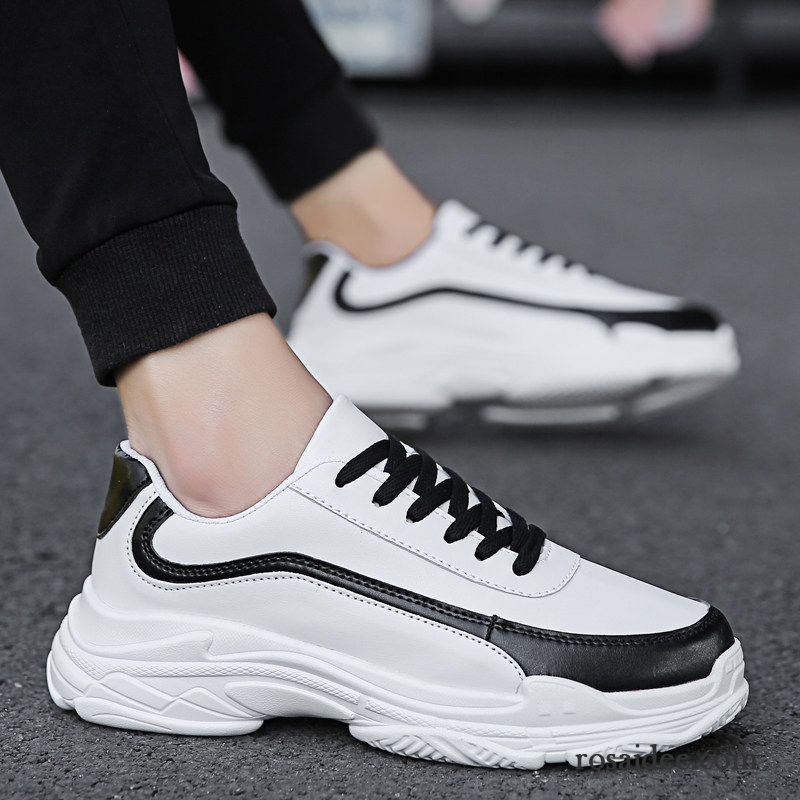 Laufschuhe Herren Allgleiches Sommer Sportschuhe Casual Trend Skaterschuhe Weiß