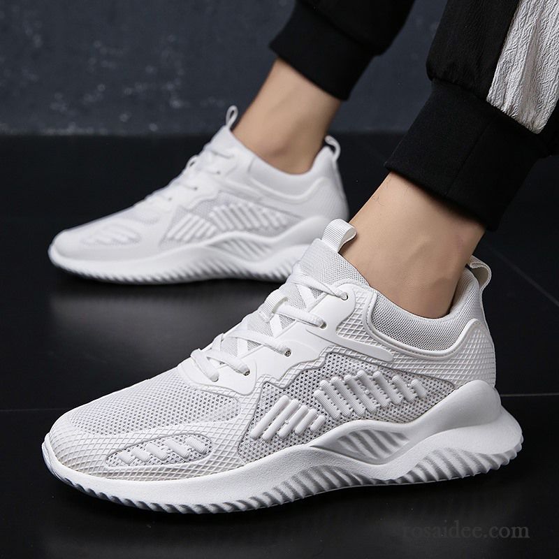 Laufschuhe Herren Casual Trend Atmungsaktiv Tuch Schuhe Sommer Neue Weiß