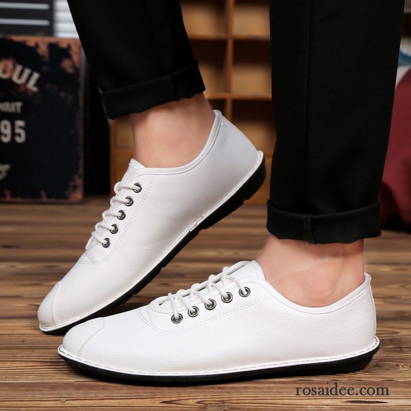 Leder Casual Herren Schuhe Lederschue Herren Casual Herbst Sommer England Teenager Atmungsaktiv Geschäft Schuhe Erhöht Kaufen