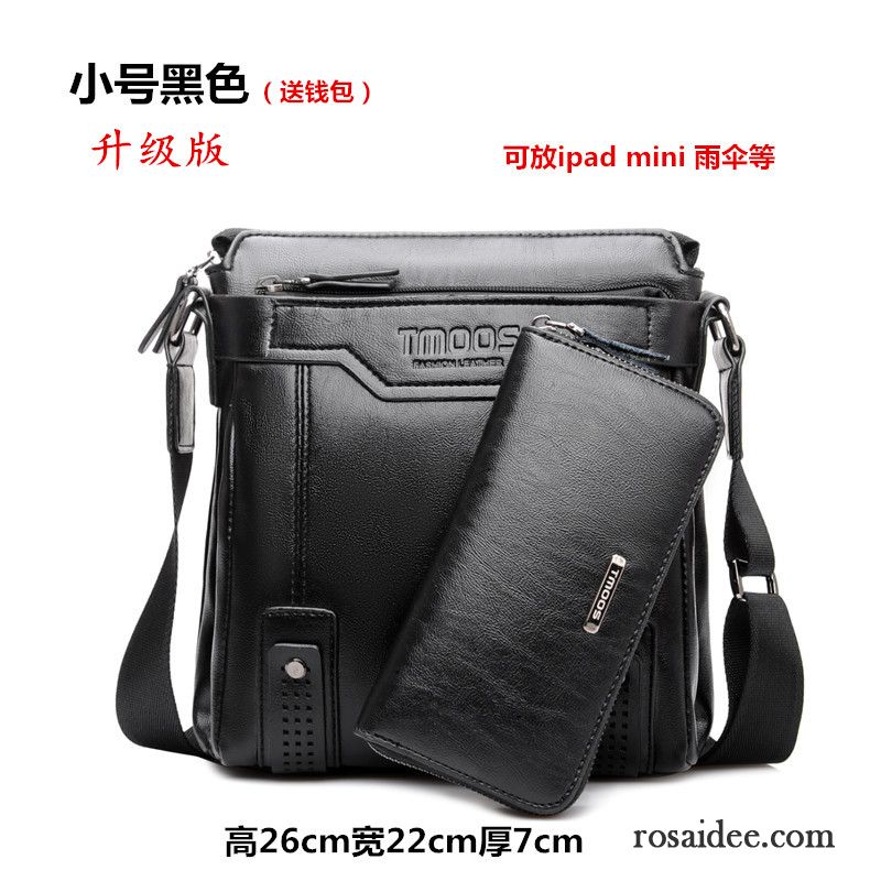 Leder Gürteltasche Herren Messenger-tasche Schultertaschen Leder Trend Geschäft Herren Freizeit Rucksäck Vertikaler Schnitt Günstig