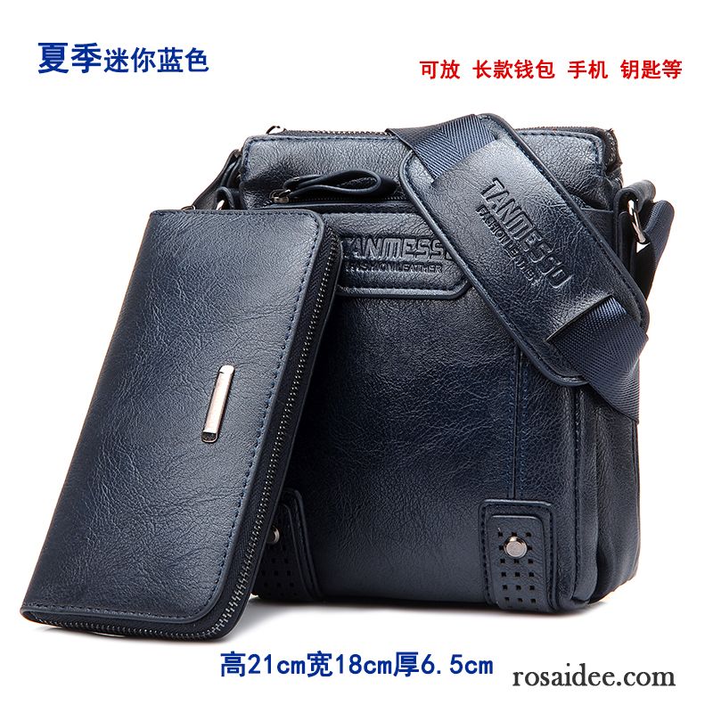 Leder Gürteltasche Herren Messenger-tasche Schultertaschen Leder Trend Geschäft Herren Freizeit Rucksäck Vertikaler Schnitt Günstig