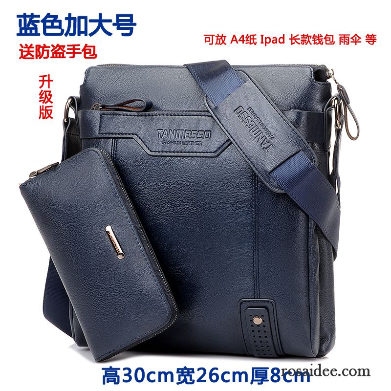 Leder Gürteltasche Herren Messenger-tasche Schultertaschen Leder Trend Geschäft Herren Freizeit Rucksäck Vertikaler Schnitt Günstig