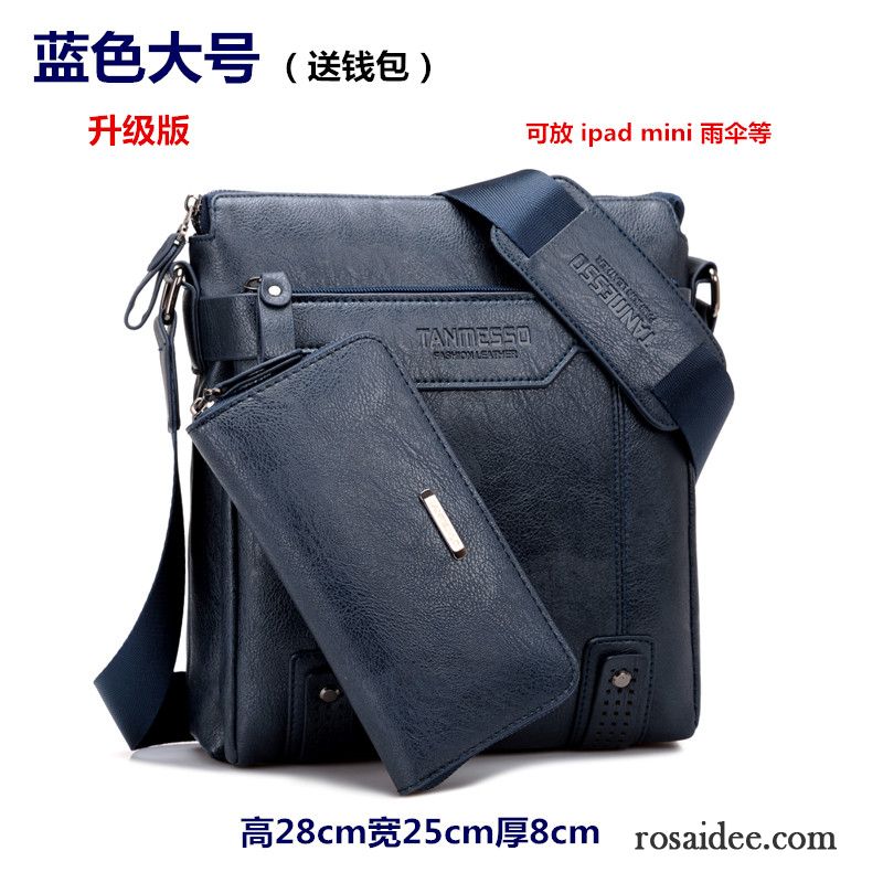 Leder Gürteltasche Herren Messenger-tasche Schultertaschen Leder Trend Geschäft Herren Freizeit Rucksäck Vertikaler Schnitt Günstig