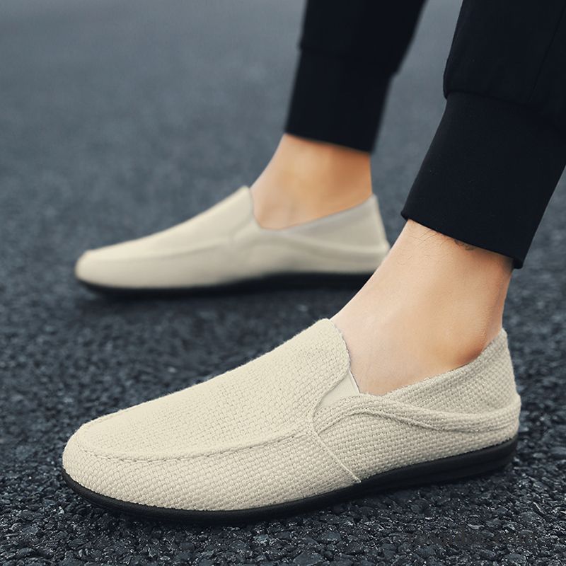 Leder Schnürschuhe Herren Trend Herren Sommer Jugend Tuch Schuhe Neue Espadrille Allgleiches Billig