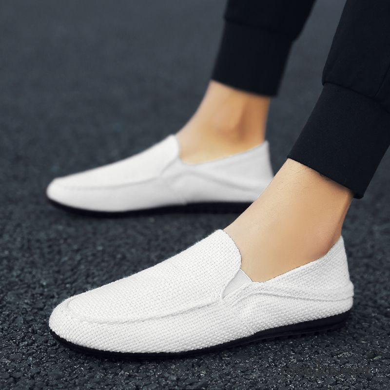 Leder Schnürschuhe Herren Trend Herren Sommer Jugend Tuch Schuhe Neue Espadrille Allgleiches Billig