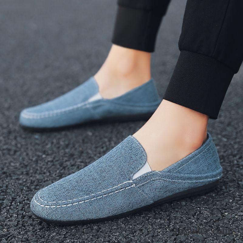 Leder Schnürschuhe Herren Trend Herren Sommer Jugend Tuch Schuhe Neue Espadrille Allgleiches Billig