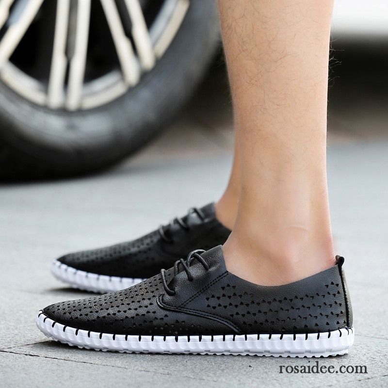 Leder Schuhe Kaufen Trend Herren Schuhe Lederschue Atmungsaktiv Slip-on Hohl Verkaufen