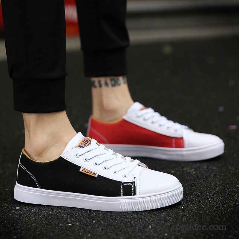 Leder Sportschuhe Herren Casual Feder Teenager Trend Herren Espadrille Skaterschuhe Schüler Günstig